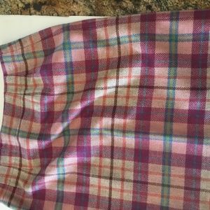 Pendleton Wool Plaid Skirt, Size 8